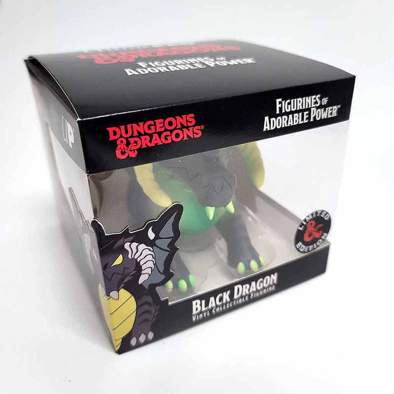 Limited Edition Acid Charged Black Dragon - D&D Figurines of Adorable Power Dungeons & Dragons - Bea DnD Games