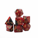 Limited Edition 'Dragon Bagon' Dice - 7pc Dice Set by Wayward Masquerade + Dice Bag - Bea DnD Games