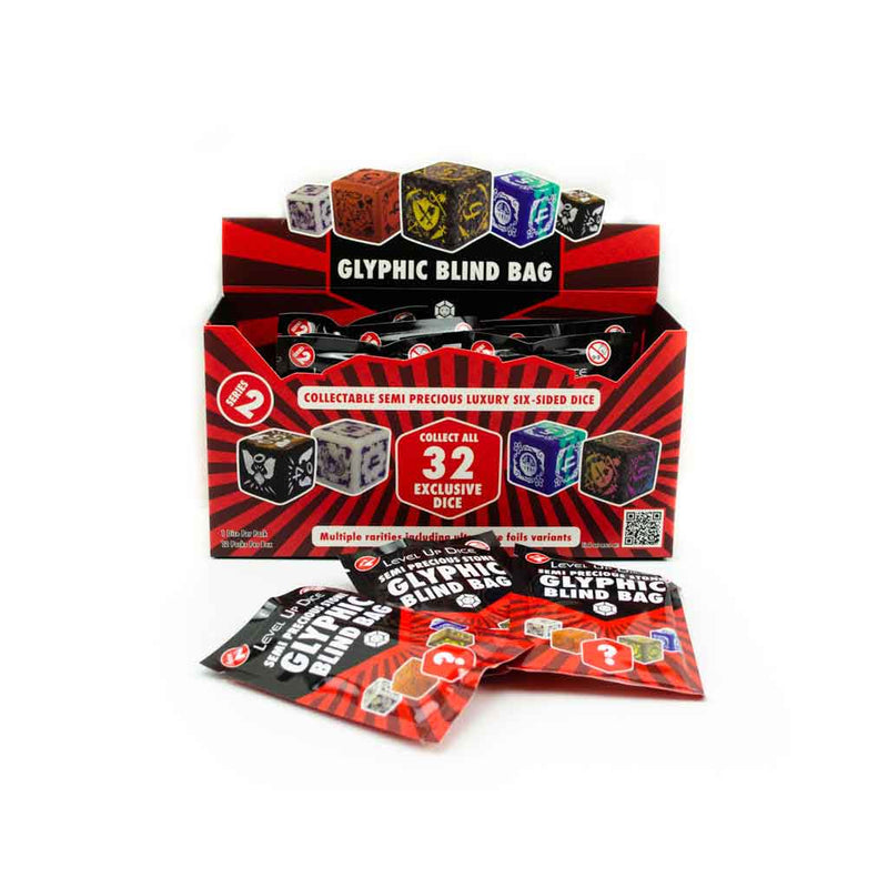 Limited Edition Handcrafted Gemstone Dice Blind Bags Box (Series 2) by Level Up Dice - Bea DnD Games