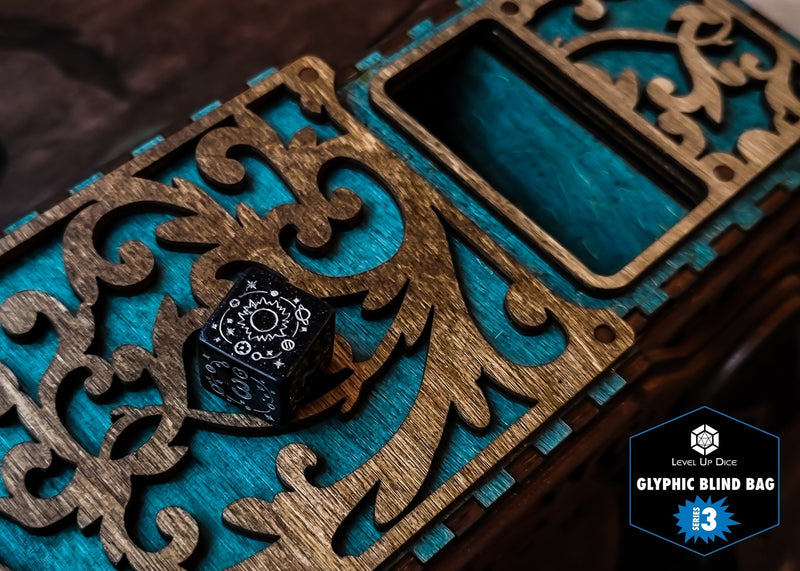 Limited Edition Handcrafted Gemstone Dice - Box of 12 Blind Bags (Series 3) by Level Up Dice - Bea DnD Games