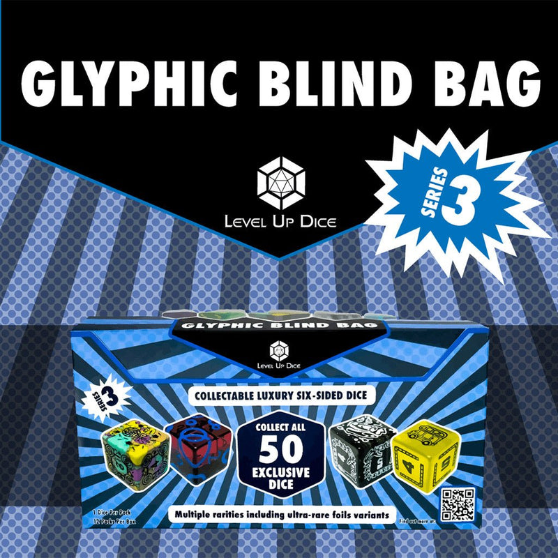Limited Edition Handcrafted Gemstone Dice - Box of 12 Blind Bags (Series 3) by Level Up Dice - Bea DnD Games