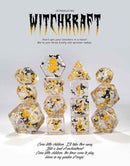 Limited Edition WitchKraft 14pc Dice Set by Kraken Dice + Dice Bag - Bea DnD Games