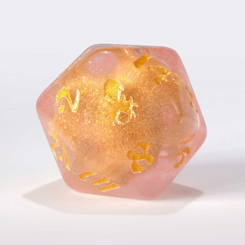 Liquid Core Single D20 by Kraken Dice - Bea DnD Games