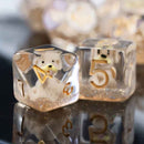 Loyal Companion - 7 Piece Polyhedral Dice Set + Dice Bag - Bea DnD Games