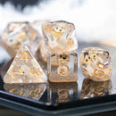 Loyal Companion - 7 Piece Polyhedral Dice Set + Dice Bag - Bea DnD Games