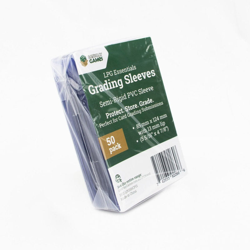 LPG Grading Sleeves 85 X 124mm - 10 Packs of 50 Sleeves - Bea DnD Games