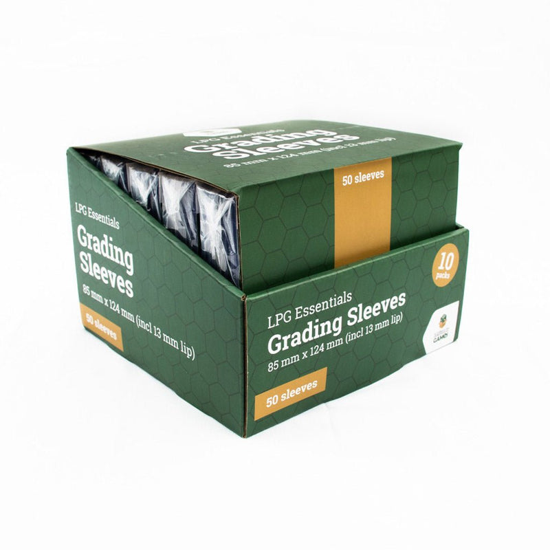LPG Grading Sleeves 85 X 124mm - 10 Packs of 50 Sleeves - Bea DnD Games