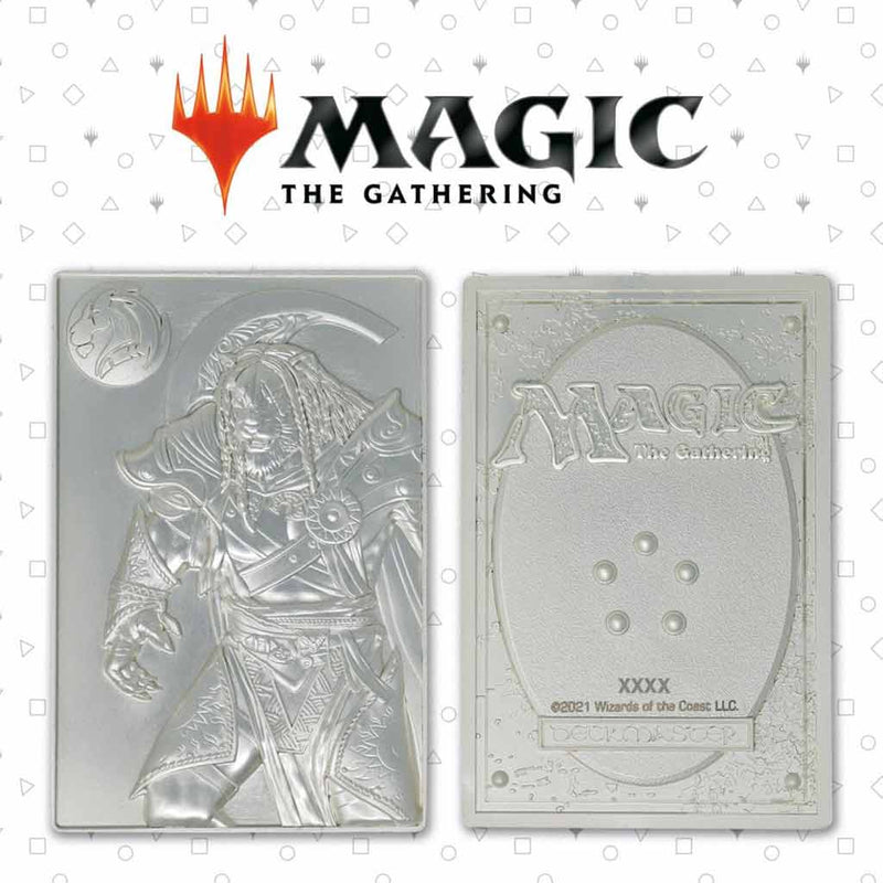 Magic the Gathering Limited Edition Silver Plated Ajani Goldmane Metal Collectible - Bea DnD Games