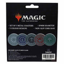 Magic the Gathering Set of 5 Metal Coasters - Bea DnD Games