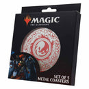 Magic the Gathering Set of 5 Metal Coasters - Bea DnD Games