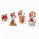 Magic Weave - 7 Piece Polyhedral Dice Set + Dice Bag - Bea DnD Games