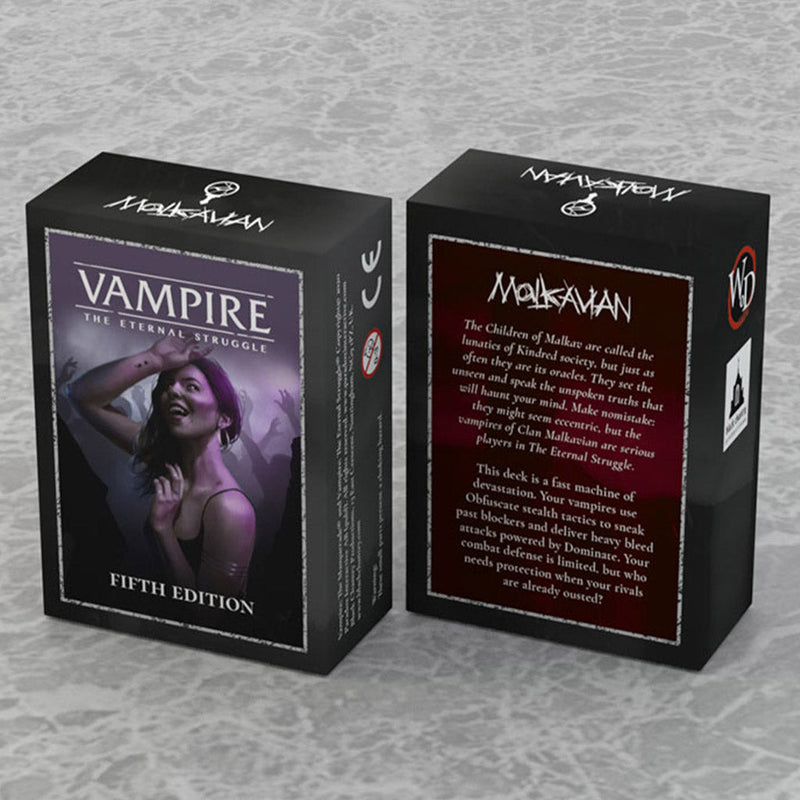 Malkavian - Vampire: The Eternal Struggle Fifth Edition Preconstructed Deck - Bea DnD Games