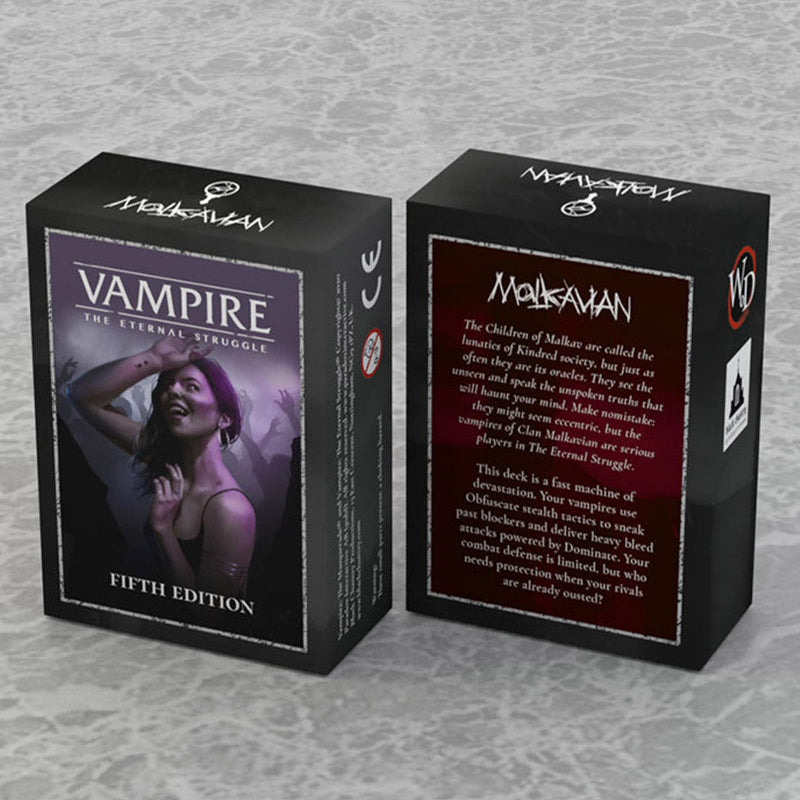Malkavian - Vampire: The Eternal Struggle Fifth Edition Preconstructed Deck - Bea DnD Games