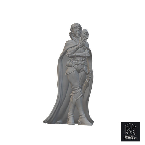Many Faces the Changeling | BeaMini Unpainted RPG Miniatures - Bea DnD Games