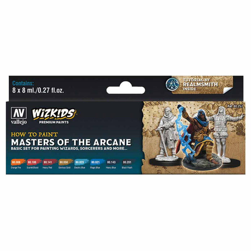 Masters of the Arcane Wizkids Premium Paint Set by Vallejo - Bea DnD Games
