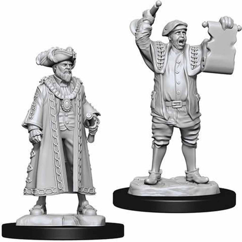 Mayor & Town Crier Deepcuts Unpainted Miniatures - Bea DnD Games