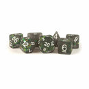 MDG Icy Opal: Black 7-Piece Polyhedral Dice Set - Bea DnD Games