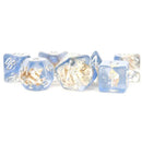 MDG Sea Conch - 7 Piece Polyhedral Dice Set + Dice Bag - Bea DnD Games