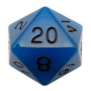 Mega Glow! D20 (35mm, glows under bright light) by Metallic Dice Games - Bea DnD Games