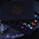 Metal Dice Gift Set - Gift Box of 5 Random Sets of Metal Dice - Bea DnD Games