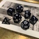 Midnight Dreams Handcrafted Blue Sandstone Dice Set & Dice Case - Bea DnD Games