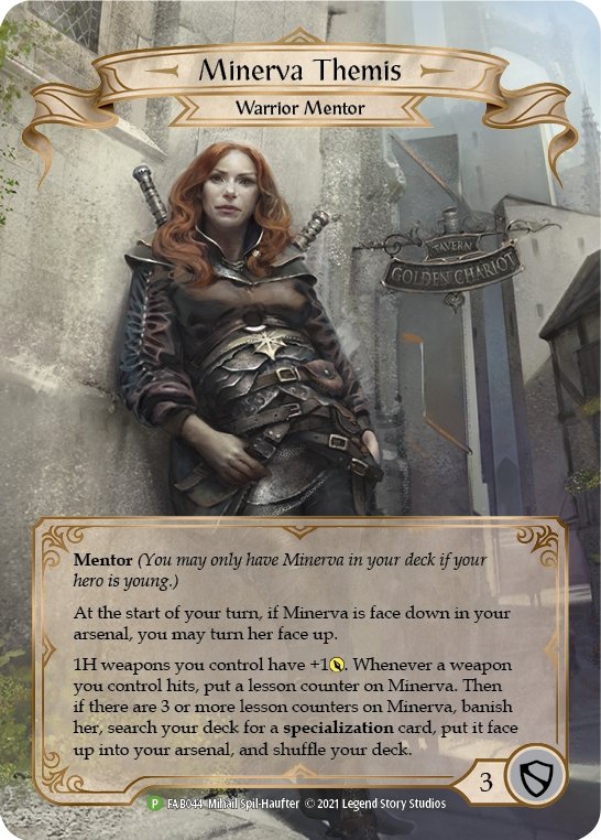 Minerva Themis [FAB044] (Promo) Rainbow Foil - Bea DnD Games