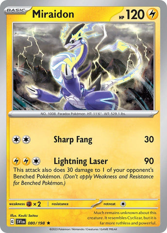 Miraidon (080/198) (Theme Deck Exclusive) [Scarlet & Violet: Base Set] - Bea DnD Games