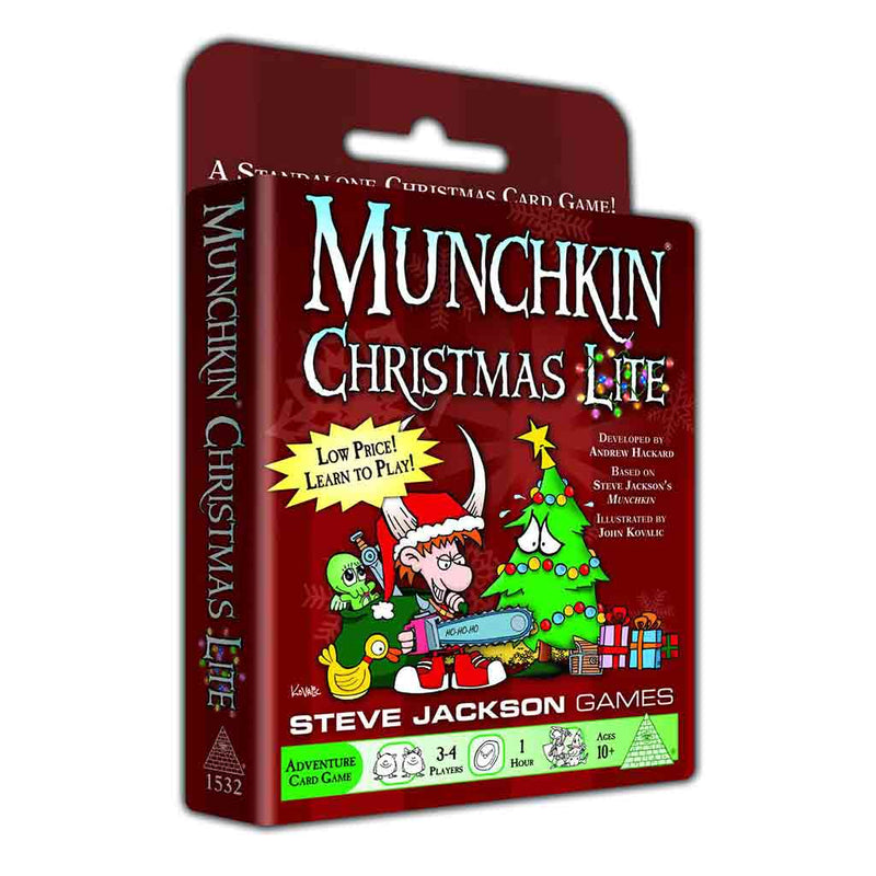 Munchkin Christmas Lite - Card Game by Steve Jackson Games - Bea DnD Games
