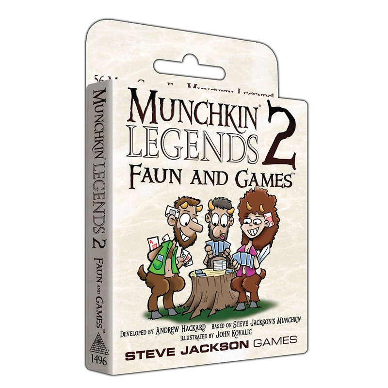 Munchkin Legends 2 Faun and Games - Card Game by Steve Jackson Games - Bea DnD Games