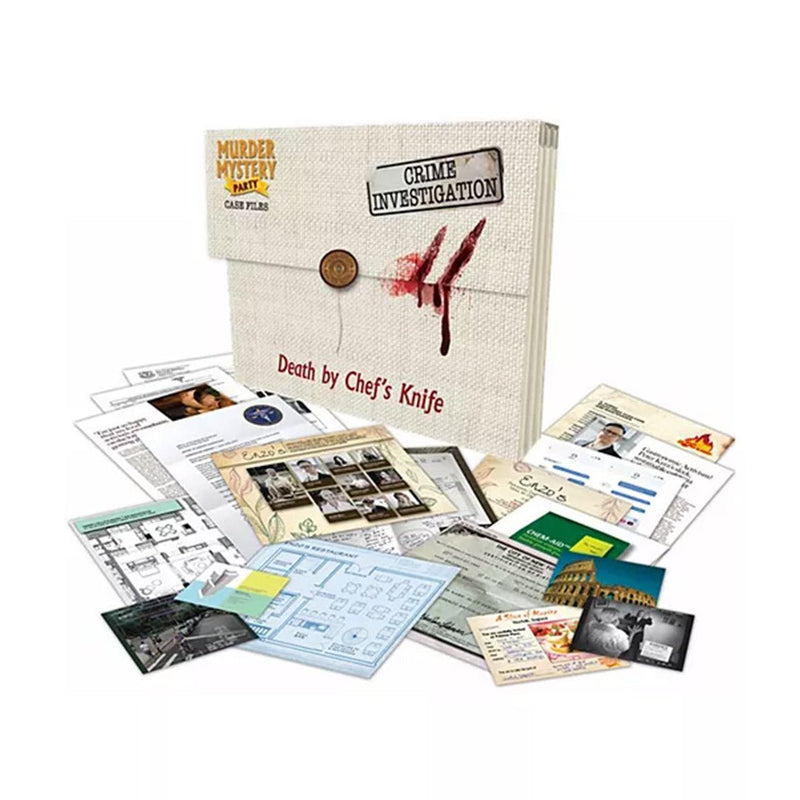 Murder Mystery Party Case Files – Death by Chef's Knife - Bea DnD Games