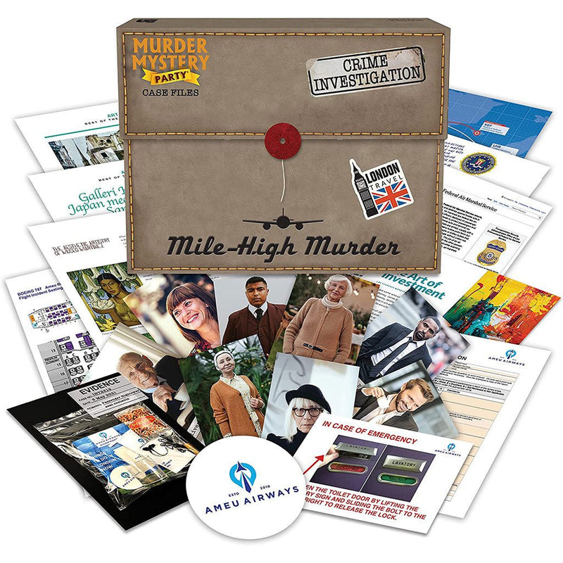 Murder Mystery Party Case Files – Mile-High Murders - Bea DnD Games