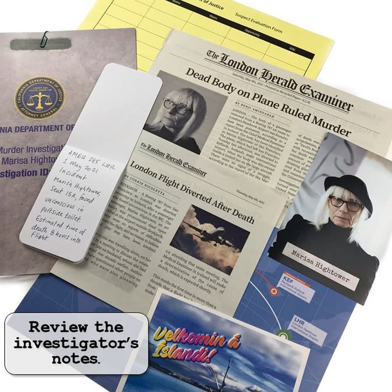 Murder Mystery Party Case Files – Mile-High Murders - Bea DnD Games