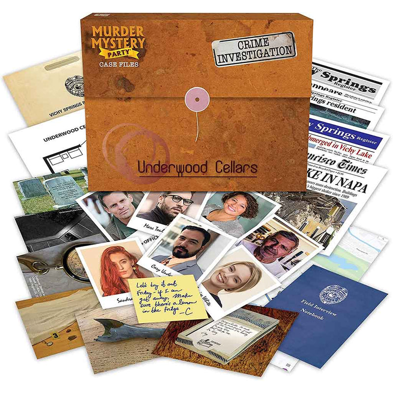 Murder Mystery Party Case Files – Underwood Cellar - Bea DnD Games