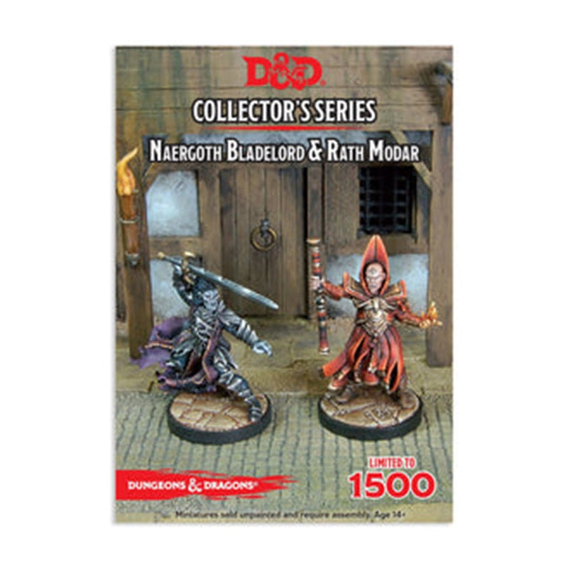 Naergoth Bladelord & Rath Modar (2 Figures) - Limited Edition - D&D Collectors Series Unpainted Miniatures - Bea DnD Games