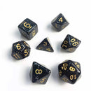 Night Sky - 7 Piece Polyhedral Dice Set + Dice Bag - Bea DnD Games