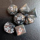 Nights Wish - 7 Piece Polyhedral Dice Set + Dice Bag - Bea DnD Games