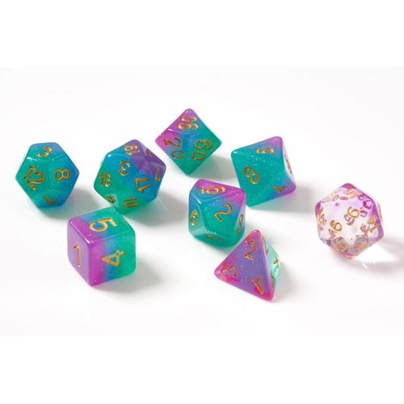 Northern Lights - Sirius Dice 8 Piece Polyhedral Dice Set - Bea DnD Games