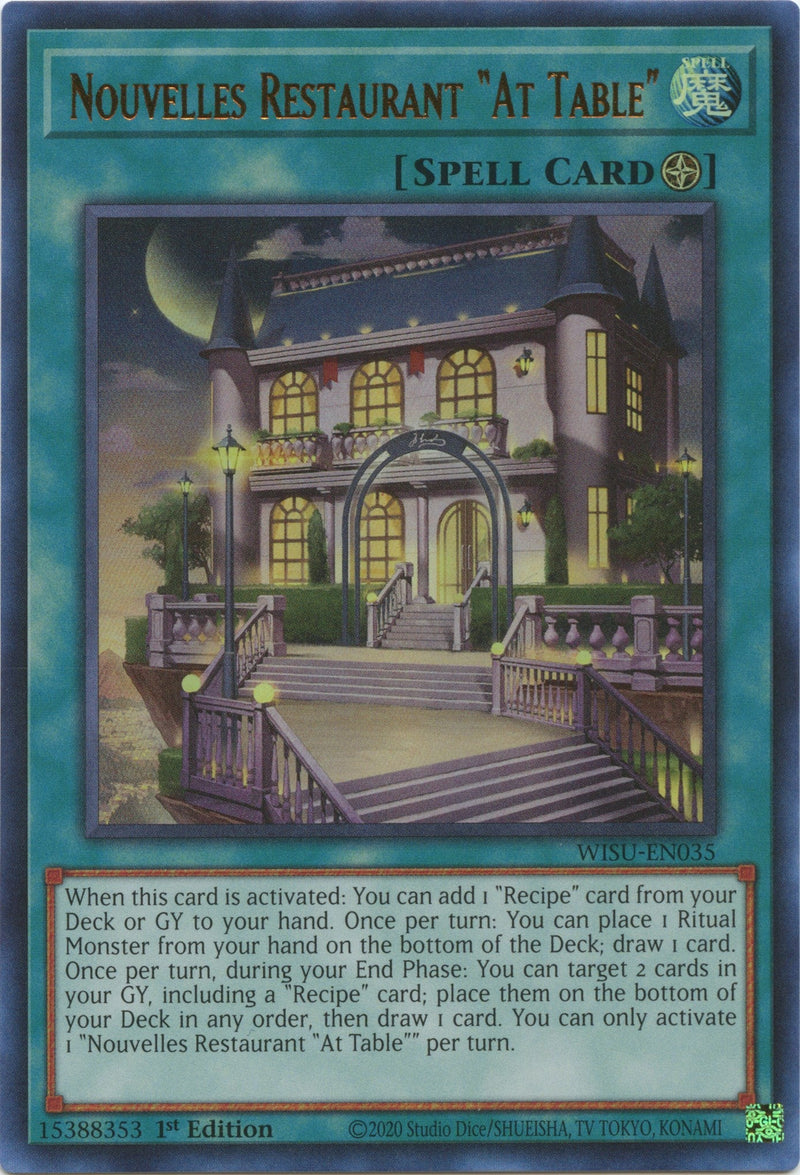 Nouvelles Restaurant "At Table" [WISU-EN035] Ultra Rare - Bea DnD Games