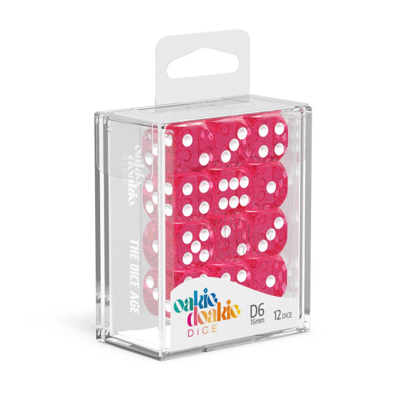 Oakie Doakie Dice D6 16 mm Dice Set (12 x d6's) - Bea DnD Games