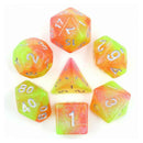 Oberon's Fairy Dust - 7 Piece Polyhedral Dice Set + Dice Bag - Bea DnD Games