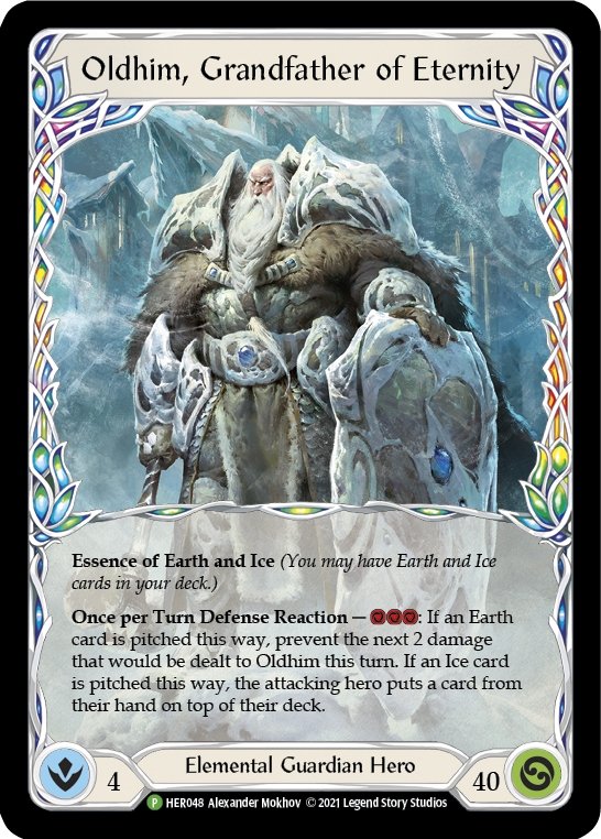 Oldhim, Grandfather of Eternity [HER048] (Promo) Rainbow Foil - Bea DnD Games