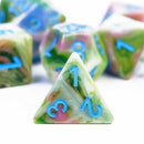 Orc in a Blender - 7 Piece Polyhedral Dice Set + Dice Bag - Bea DnD Games