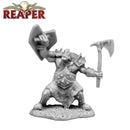 Orc Slayer (Axe & Shield) - Dark Heaven Bones Unpainted Miniatures by Reaper Miniatures - Bea DnD Games