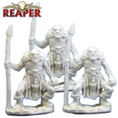 Orc Spearmen (3) - Dark Heaven Bones Unpainted Miniatures by Reaper Miniatures - Bea DnD Games