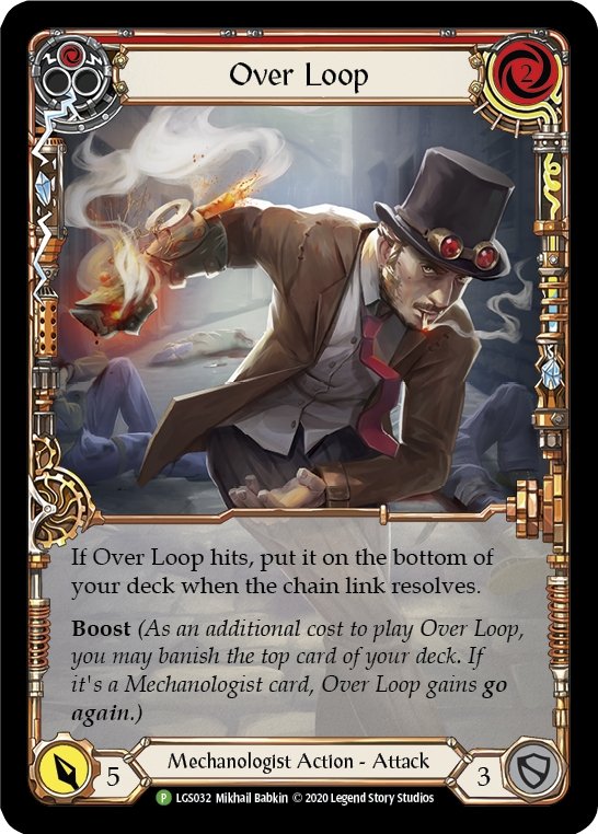 Over Loop (Red) [LGS032] (Promo) Rainbow Foil - Bea DnD Games