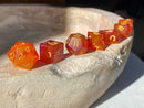 Pachuca Sunrise New Zealand Made Handcrafted Dice Set by Tui Dice - Bea DnD Games