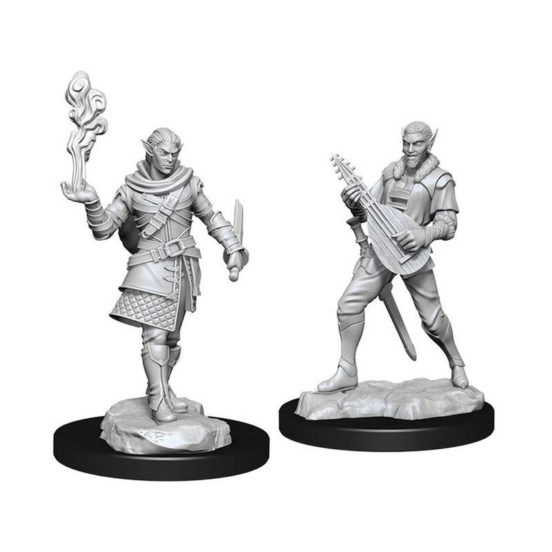 Pallid Elf Rogue and Bard (Male) Critical Role Unpainted Miniatures - Bea DnD Games