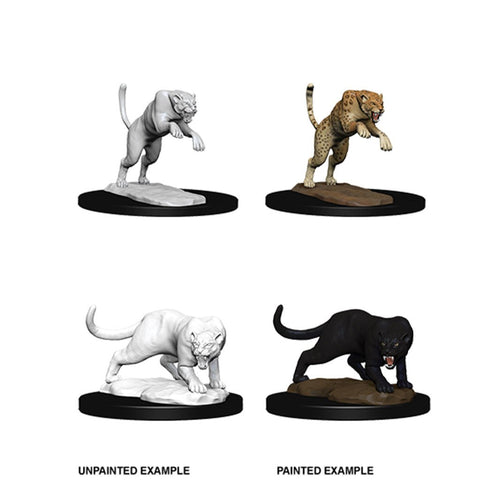 Panther & Leopard Nolzurs Marvelous Unpainted Miniatures - Bea DnD Games