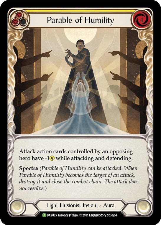 Parable of Humility [FAB025] (Promo) Cold Foil - Bea DnD Games
