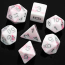 Path of Heroes - 7 Piece Polyhedral Dice Set + Dice Bag - Bea DnD Games